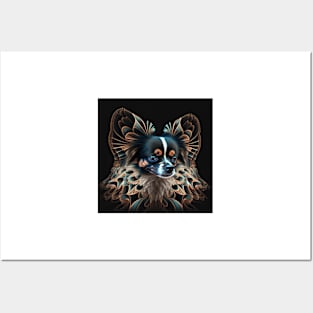 A Fractal Design of A Papillon Posters and Art